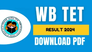 WB TET 2024 Result