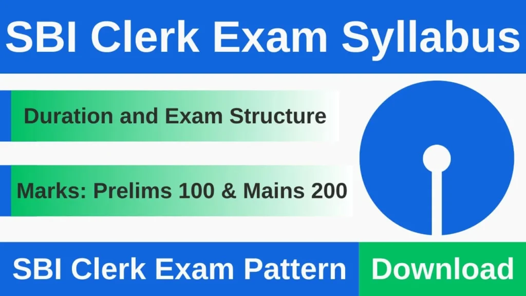 SBI Clerk Syllabus 2024