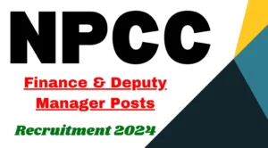 NPCC Recruitment 2024